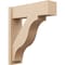 Ekena Millwork 8-in W x 26-in D x 30-in H Funston Block Rough Cedar Woodgrain TimberThane Outlooker, Primed Tan OUTUR080X26X30FST44RCPR - alternate 1